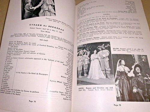 1947 CHICAGO STAGEBILL YEARBOOK Bob FOSSE / Mae WEST / Sidney LUMET / Ray BOLGER - Imagen 6 de 8