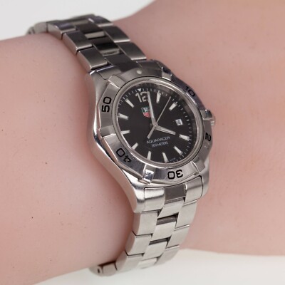 TAG Heuer WAF1410-R レディース　腕時計 Tag Heuer Women's Stainless Steel Quartz Aquaracer WAF1410