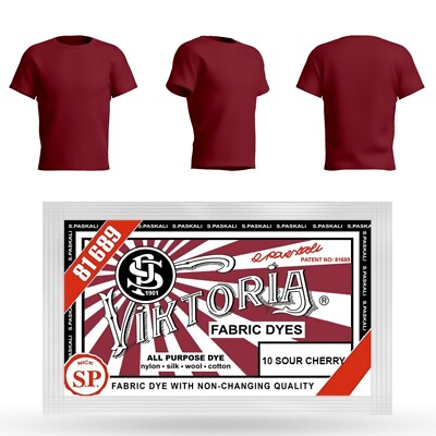 VIKTORIA Textilfarbe waschmaschinenfest (59 FARBEN) - stofffarbe, textil farbe