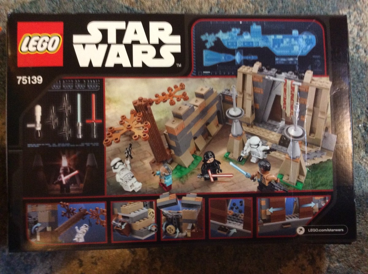 New Lego Star Wars Battle on Takodana Set 75139 Sealed Damaged Box