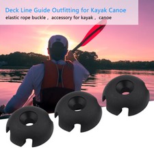10pcs Nylon Large Deck Line Guide Round Outfitting For Kayak Canoe FF