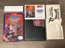 Street Fighter 2010 The Final Fight Nintendo Nes Complete CIB Good Condition