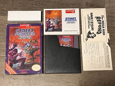 Street Fighter 2010 The Final Fight Nintendo Nes Complete CIB Good Condition