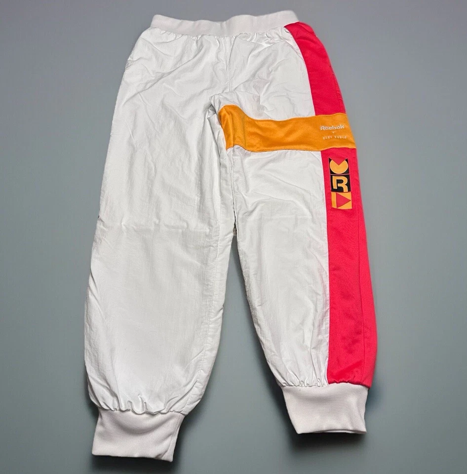 Reebok x Gigi Hadid Track Pants Women’s M Nylon Windbreaker Retro Jogger Logo - Imagem 2 de 4