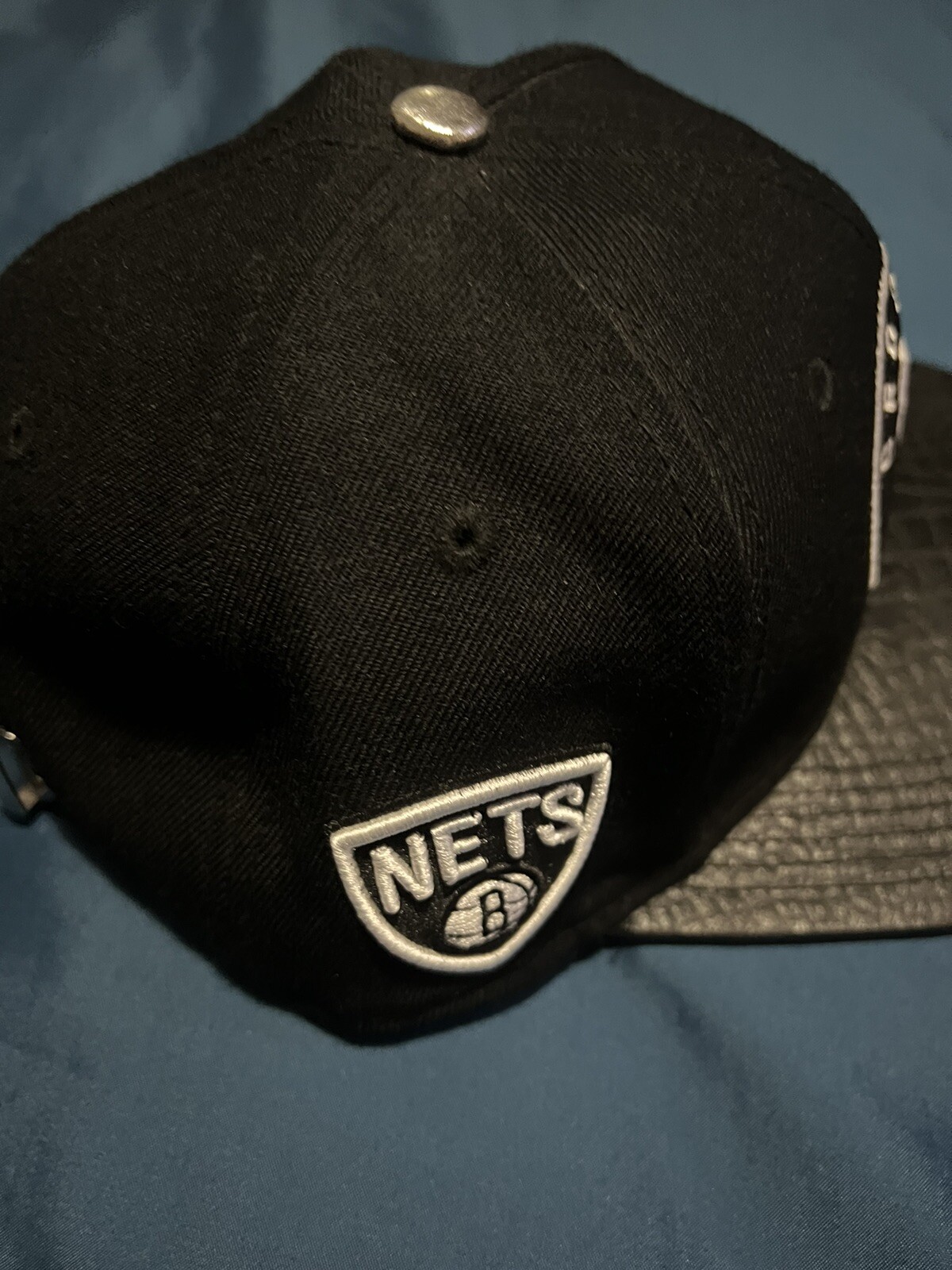 PRO Authentic Brooklyn Nets Strapback Hat - image 2