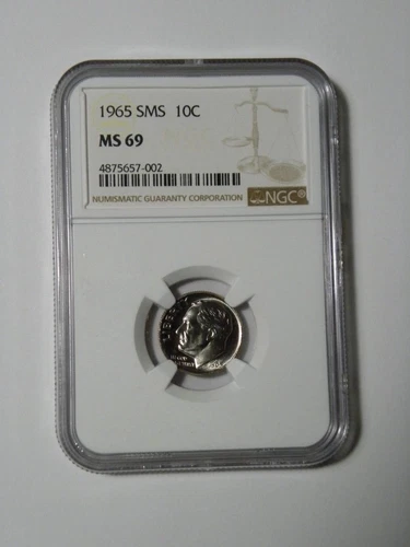 1965 SMS Roosevelt Dime NGC MS69 57002
