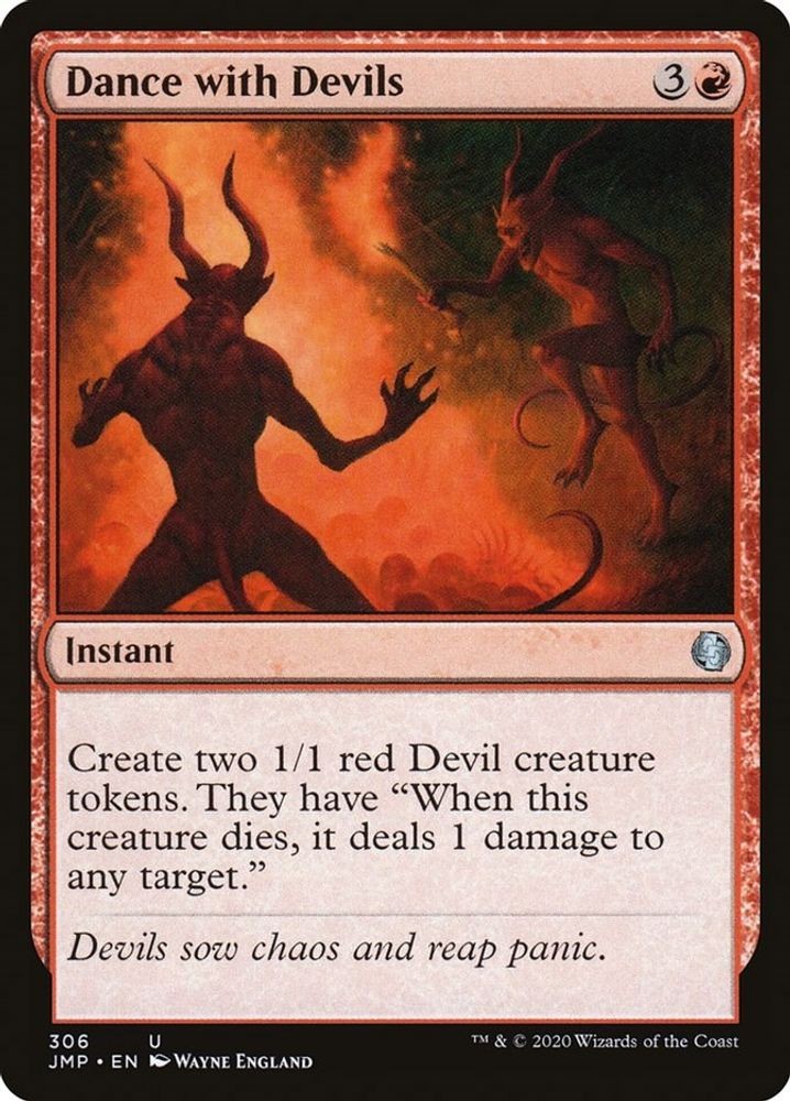 2020 Magic: The Gathering: Jumpstart - Dance with Devils (#306, U, Near Mint)