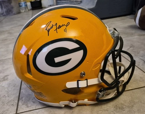 Brett Favre Green Bay Packers Autographed Full Size Helmet