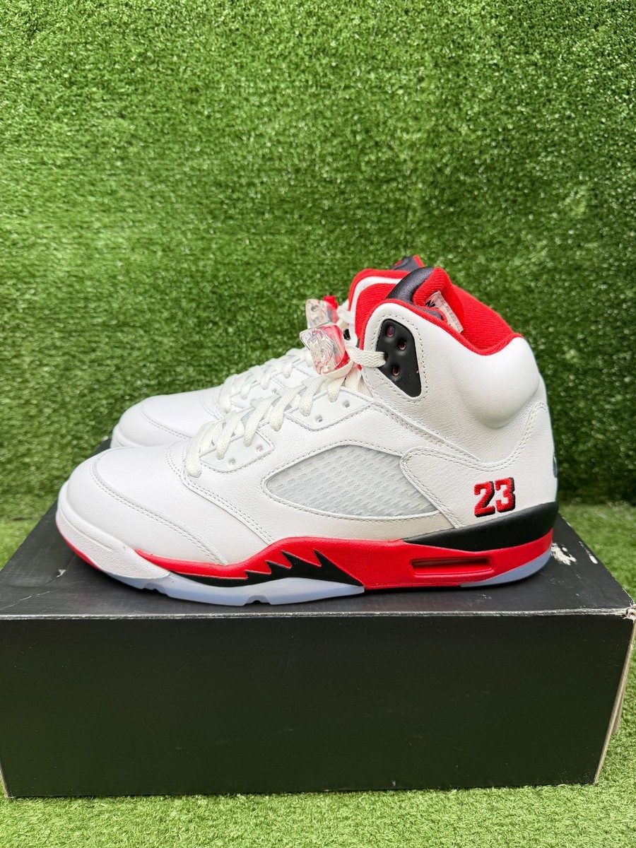 Size 10 - Air Jordan 5 Retro 2025 Fire Red DS NEW | eBay