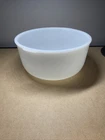 Vintage Glasbake Made for Sunbeam Mixer Large White Milk Glass Mixing Bowl 19CJ