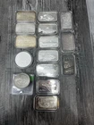 Lot Of Fine Silver, 15 Troy Ounces Approximately Mixture Of Bars And Coins .999
