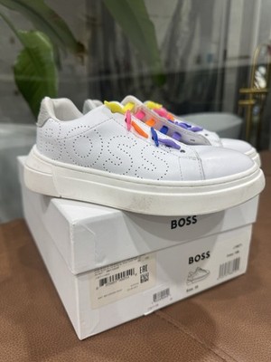 Hugo BOSS Girls Leather sneakers Size 30