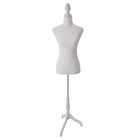Female Mannequin Torso Dress Form Manikin Body Sewing Mannequins w/ Wooden Tr.