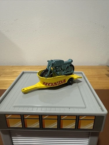 Lesney Matchbox No. 38 Honda Motorcycle with Trailer