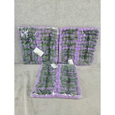 Lot Of Purple Foam Roses Artificial Flowers with Green Leaves for Crafts DIY