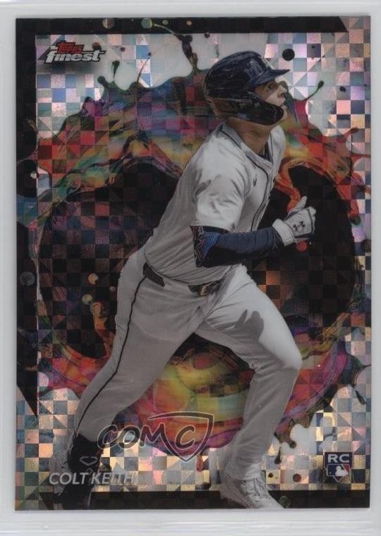 2024 Topps Finest Rare Checkerboard Refractor Colt Keith #208 Rookie RC