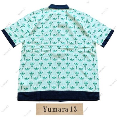 adidas Originals knit polo shirt White Clear Mint KB3790 Japan