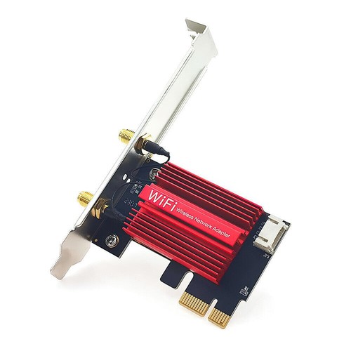 AC1200 WIFI 5 PCI-E Adapter bezprzewodowy Desktop Karta wewnętrzna 802.11AC Niebieski ząb - Zdjęcie 9 z 12