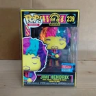 Funko Pop Rocks 2021 NYCC Exclusive #239 Jimi Hendrix Blacklight with Protector