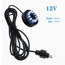 12V Underwater 12-LED Light Ring Submersible Fountain Pond Garden AC Adapter U