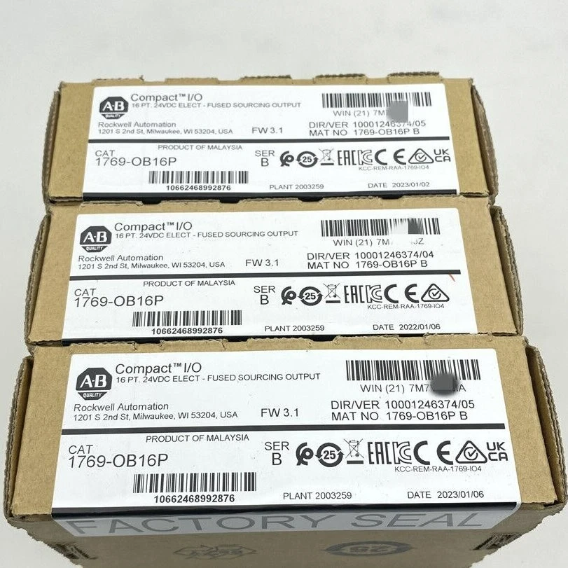 New Factory Sealed AB 1769-OB16P CompactLogix 16 Pt D/O Module US Free Tax - Image 2 of 2