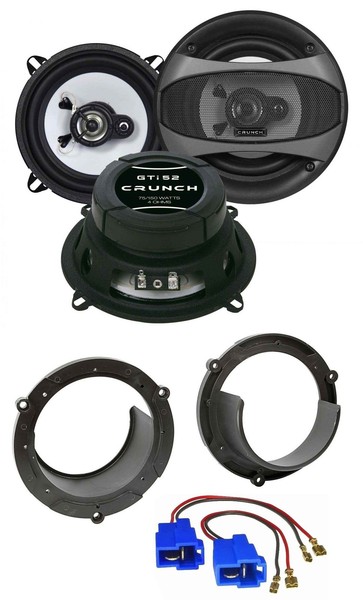 Crunch 13Cm 150Watt 2-Wege Lautsprecher FüR Mazda 323 FronttüR Auto Boxen-image
