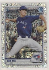 2020 Bowman Draft Chrome Sparkle Refractor CJ Van Eyk #BD-93 0a17