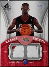 2006-07 SP Authentic - Rookie Exclusives Patches Basketball Bobby Jones #OJP- NM