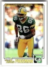 2001 Topps Chrome Antonio Freeman Refractors #/999 #23