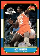 1986-87 Fleer Basketball Card Roy Hinson RC Philadelphia 76ers #46 NM