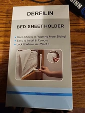 4 Pieces Bed Sheet Holders Fasteners for Keeping Sheets Tight Same Day Shipping!