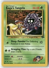Koga's Tangela 81/132 Common Gym Challenge Pokemon Unlimited LP on eBay