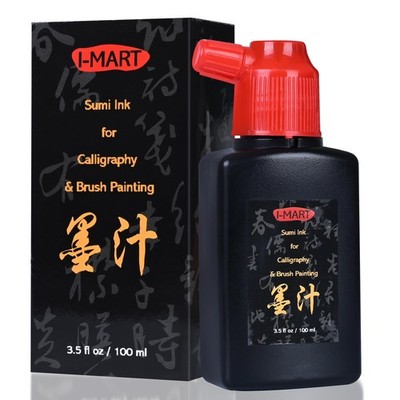 Sumi Ink for Chinese Calligraphy & Japanese Brush Art, Calligraphy Ink for Tradi
