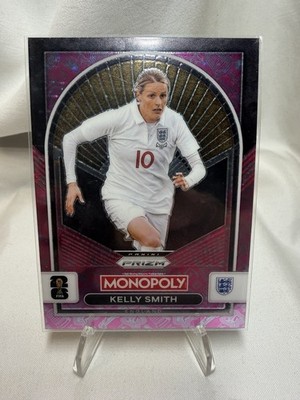 2026 PANINI MONOPOLY PRIZM FIFA WORLD CUP #97 KELLY SMITH PINK SPARKLE PRIZM