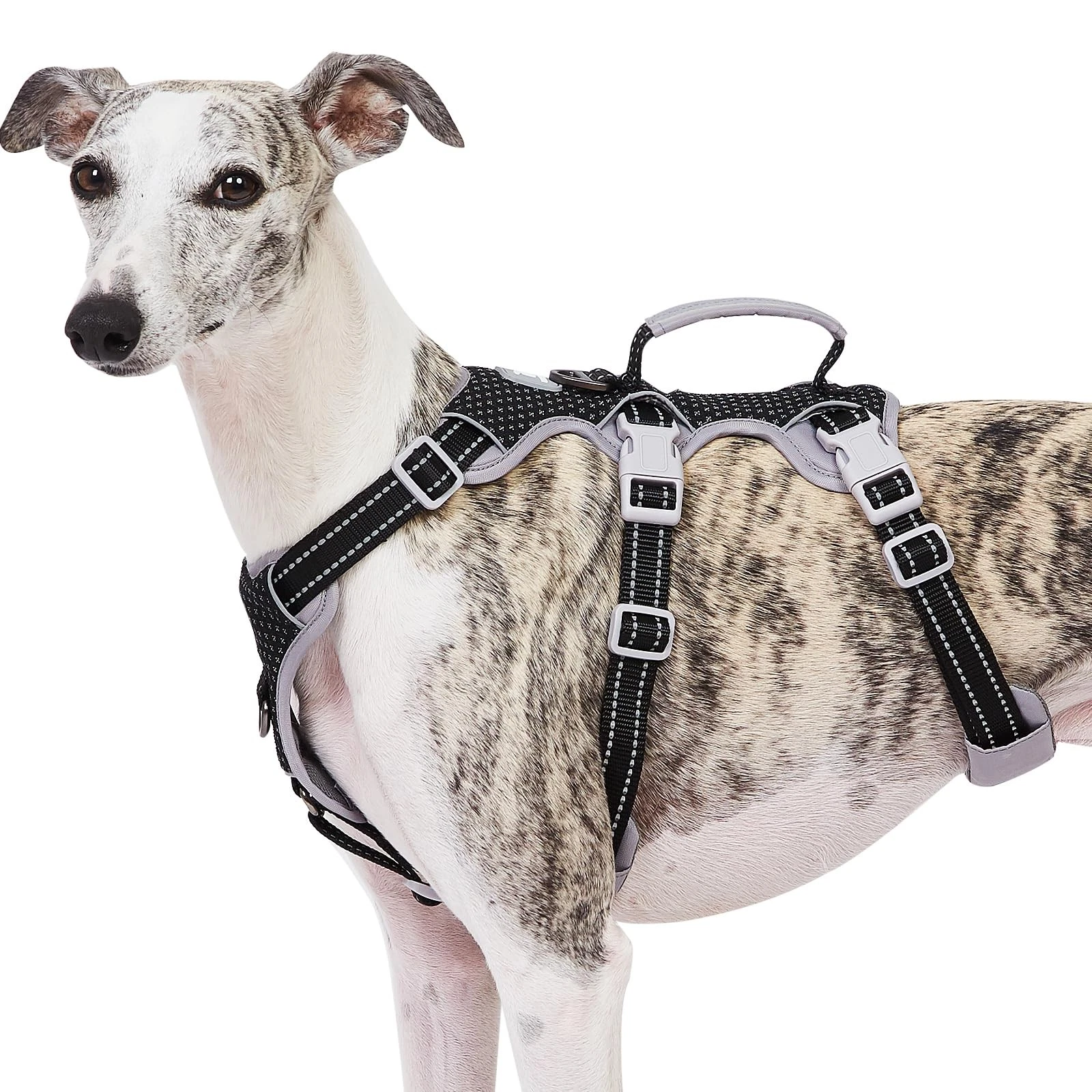 Huntboo Escape Proof Dog Harness, No Pull Reflective Harness with Lift Handle...