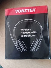 Bluetooth Headset with Microphone, Wireless Headphones with Noise Cancelling...