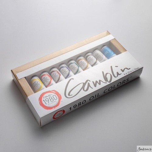 Gamblin : 1980 Oil Paint : 37ml : Introductory Set of 9 - Picture 2 of 2
