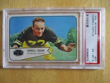 Darrell Hogan Steelers 1954 Bowman Football #37 PSA 6 EX-MT