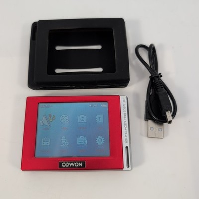 Vintage COWON D2 iAudio 4GB Digital Audio Media MP3 Flac Player BBE Red - RARE