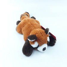 FAO Schwarz Red Panda Adopt A Pets Laying Down Plush Stuffed Toy Gift NWT