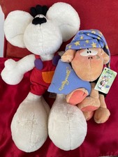 2 X Diddl  Soft Plush Toys -Diddl Mouse And Diddl Sheep Wollywell 12" And 7"