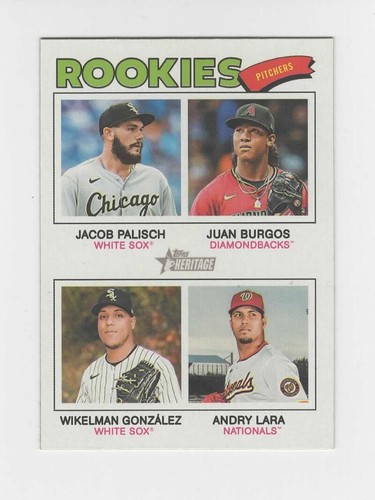 2026 Topps Heritage #378 Andry Lara / Wikelman González / Juan Burgos
