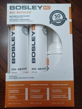 New Bosley MD Bos Revive Kit Color Safe 30 Day Kit Restores Revitalizes