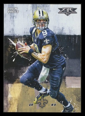 Drew Brees 2015 Topps Fire New Orleans Saints #28
