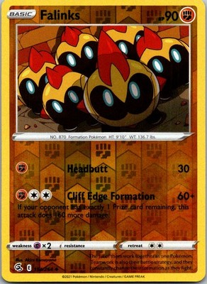 Falinks (154) Reverse Holo Uncommon SWSH08: Fusion Strike 154/264 NM