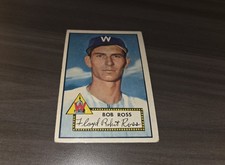 1952 Topps Bob Ross #298 VG+ Semi High Number Baseball Set Break