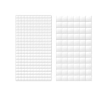 2 Sheets/330Pcs Double Sided Foam Squares for Crafts, Foam Mount Adhesive Dots F