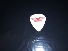 AEROSMITH Joe Perry Early 2000's Concert Tour Red & White GUITAR PICK