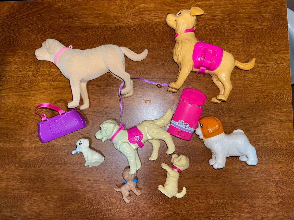 Barbie dog sales with puppies