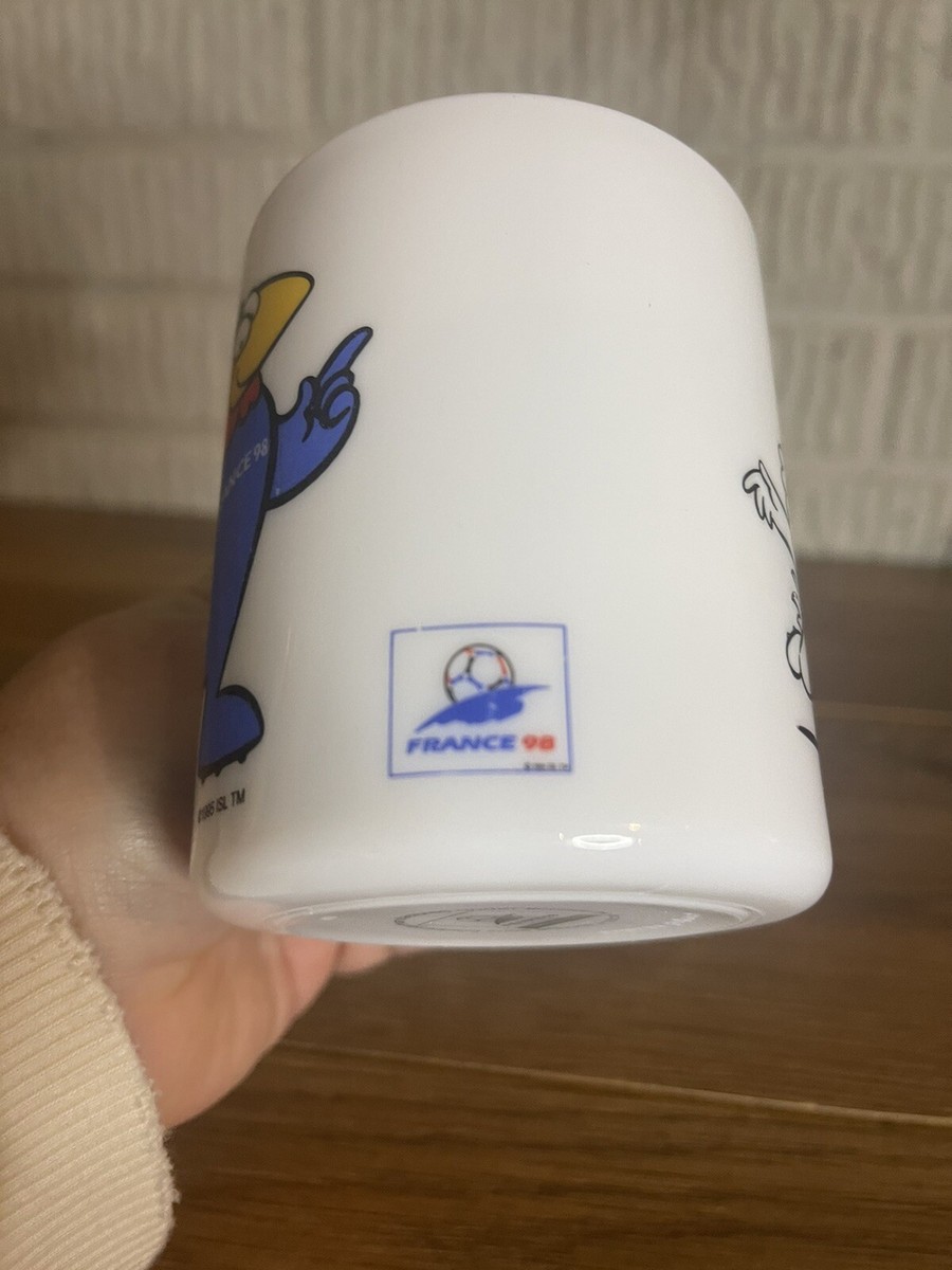 Vintage FRANCE 98 Football World Cup / Coupe du Monde Glass
